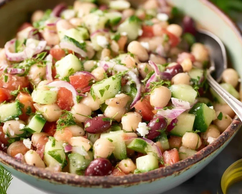 Mediterranean Bean Salad