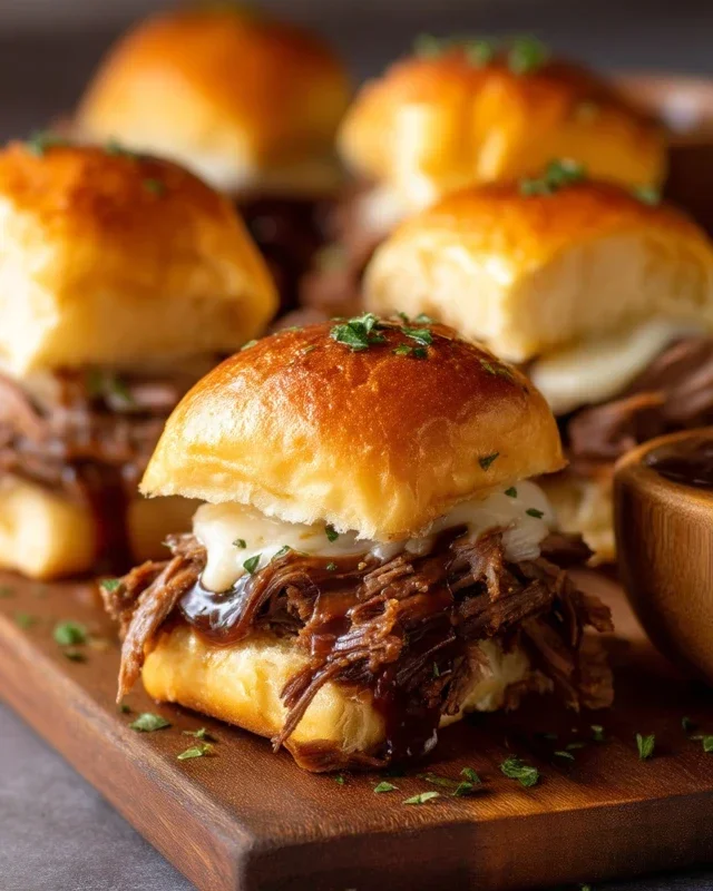 Easy French Dip Sliders Recipe