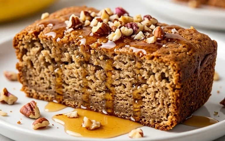 Healthy 5-Ingredient Flourless Banana Bread