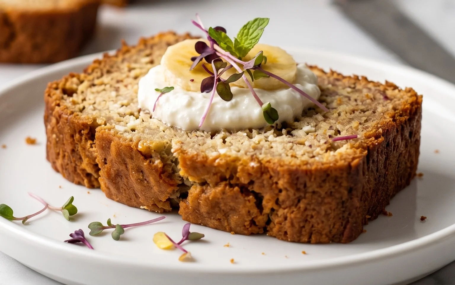 Cottage Cheese Banana Bread