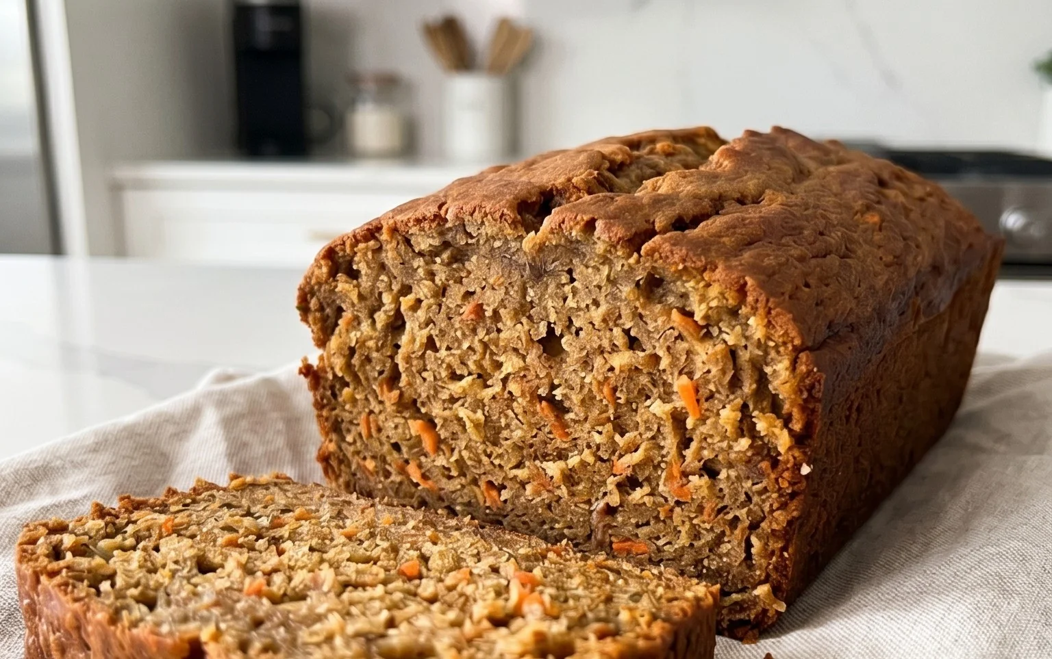 Dairy Free Carrot Cake Banana Bread