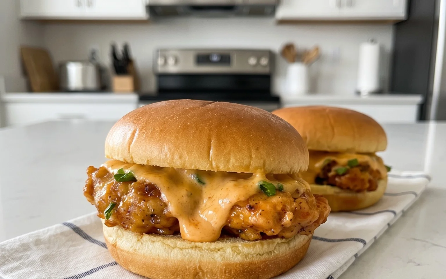 Cheesy Dynamite Chicken Buns