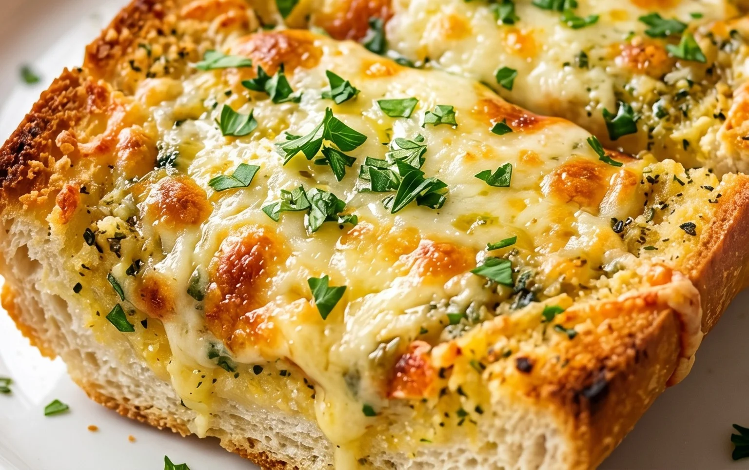 BEST CHEESY GARLIC BREAD RECIPE