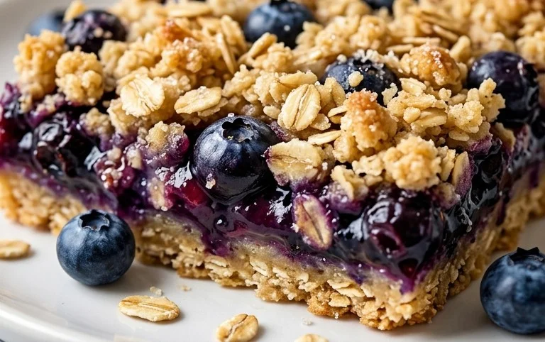 Blueberry Oatmeal Bars