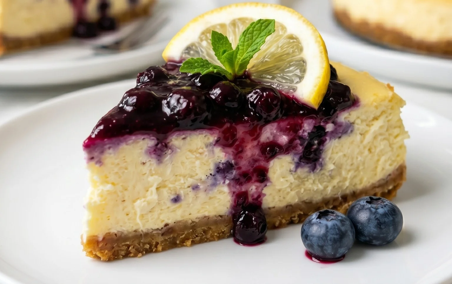 Lemon Blueberry Cheesecake
