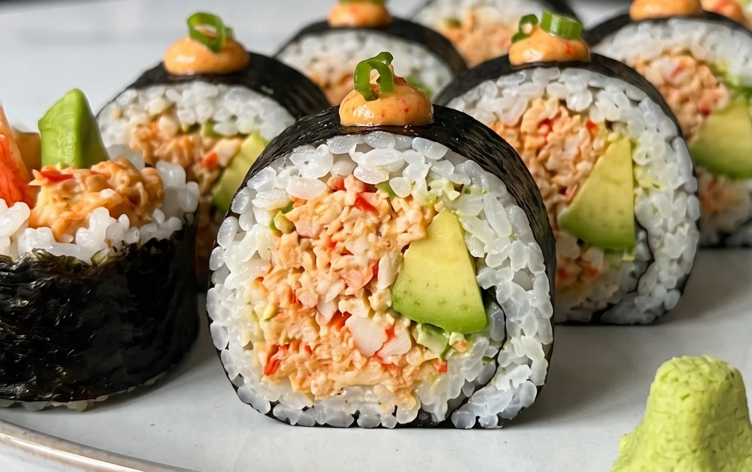 Kani Sushi (Spicy Crab Roll)