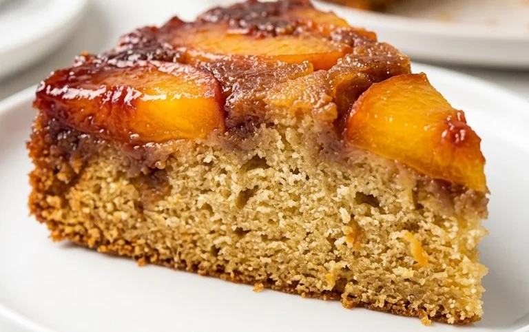 Peach Upside-Down Cake Recipe