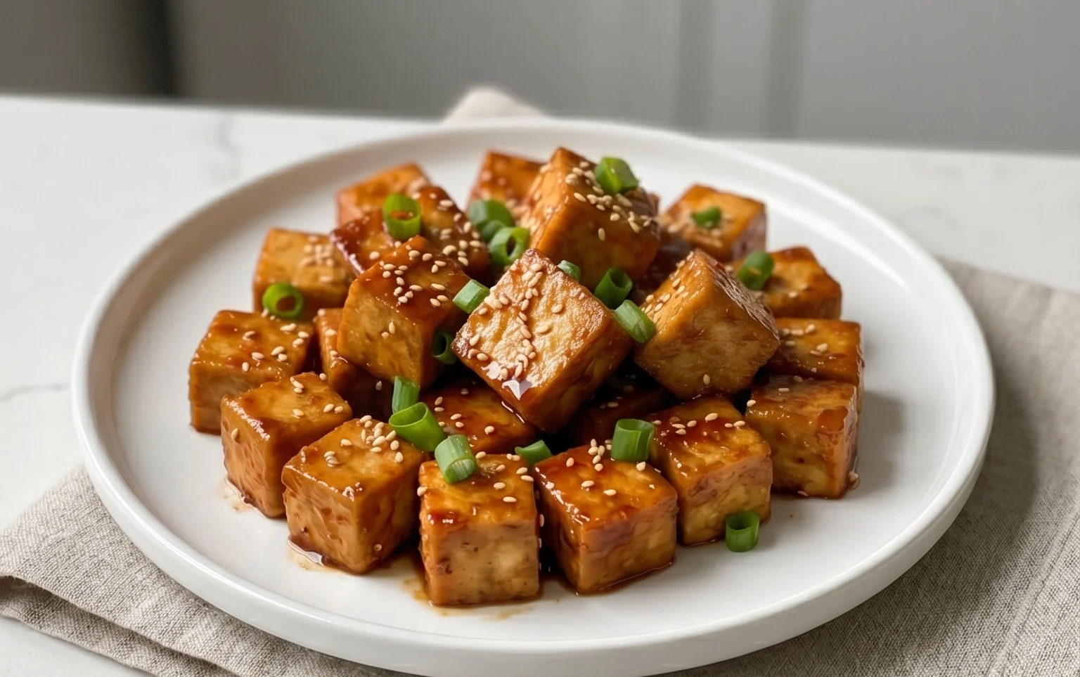 Honey Garlic Tofu