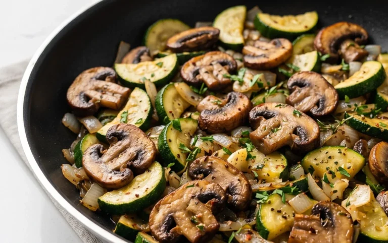 Skillet Zucchini and Mushrooms