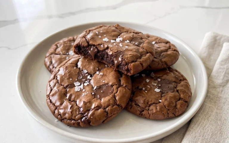Salted Brownie Cookies