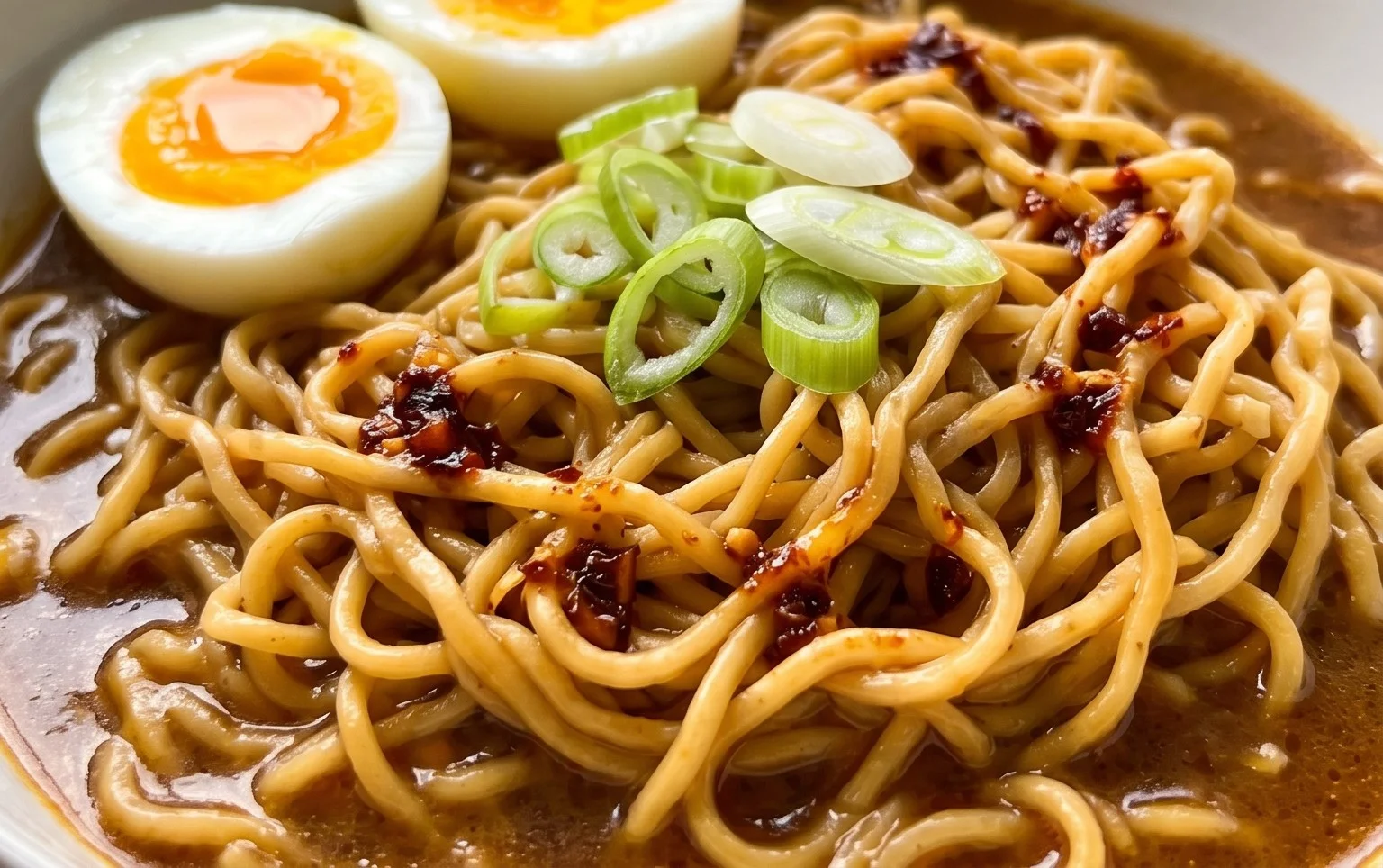 Easy Saucy Ramen Noodles