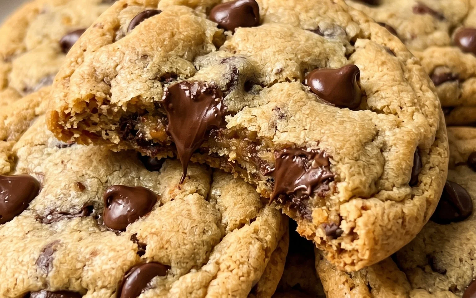 Crispy and Chewy Chocolate Chip Cookies
