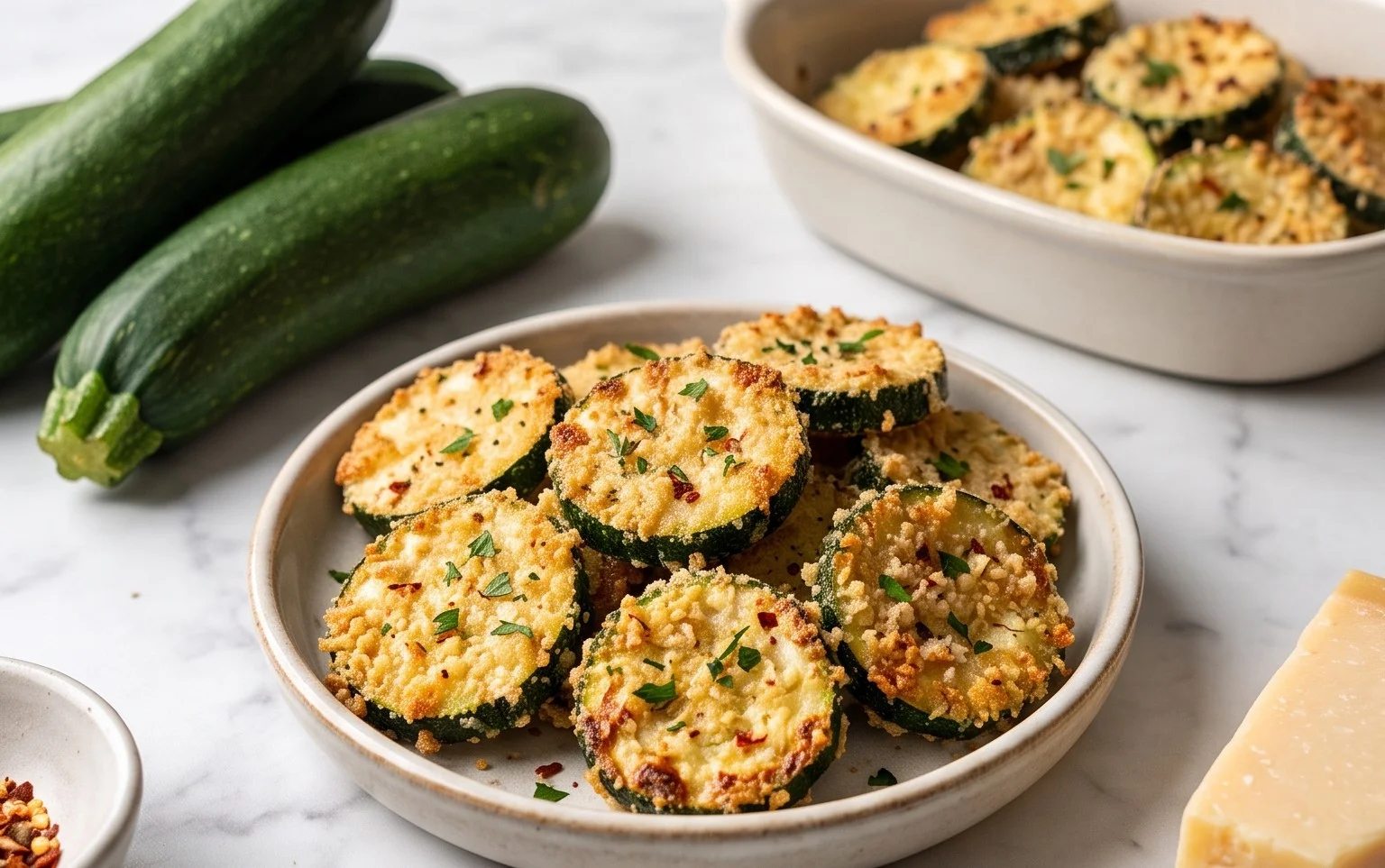 Baked Parmesan Zucchini