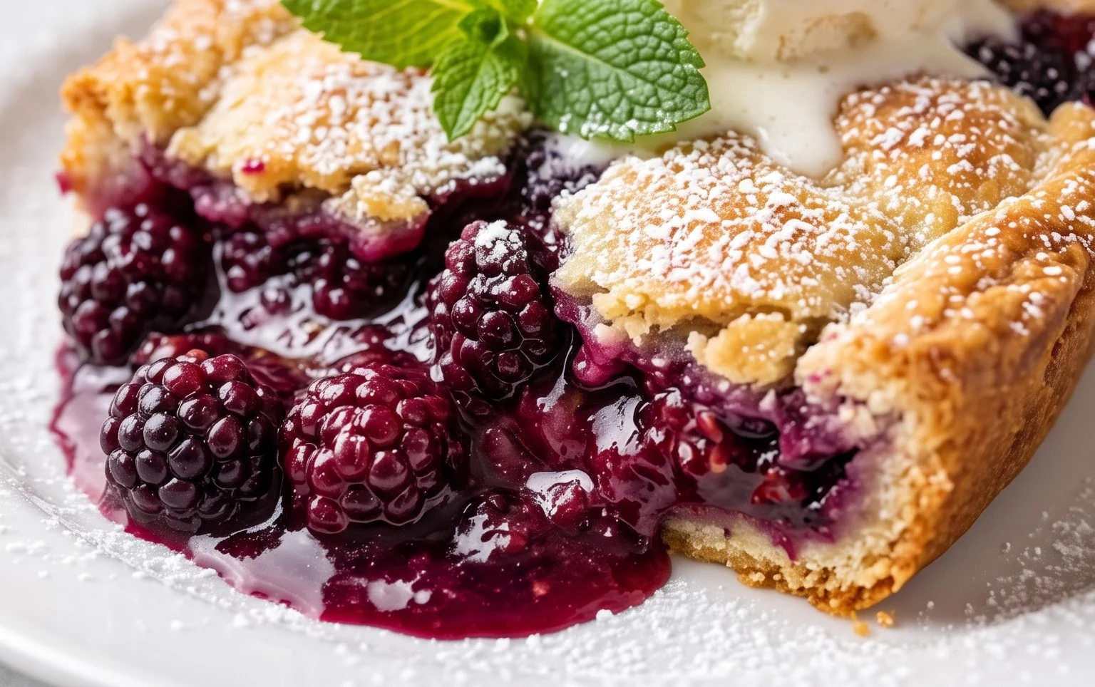 The Pioneer Women's Blackberry Cobbler