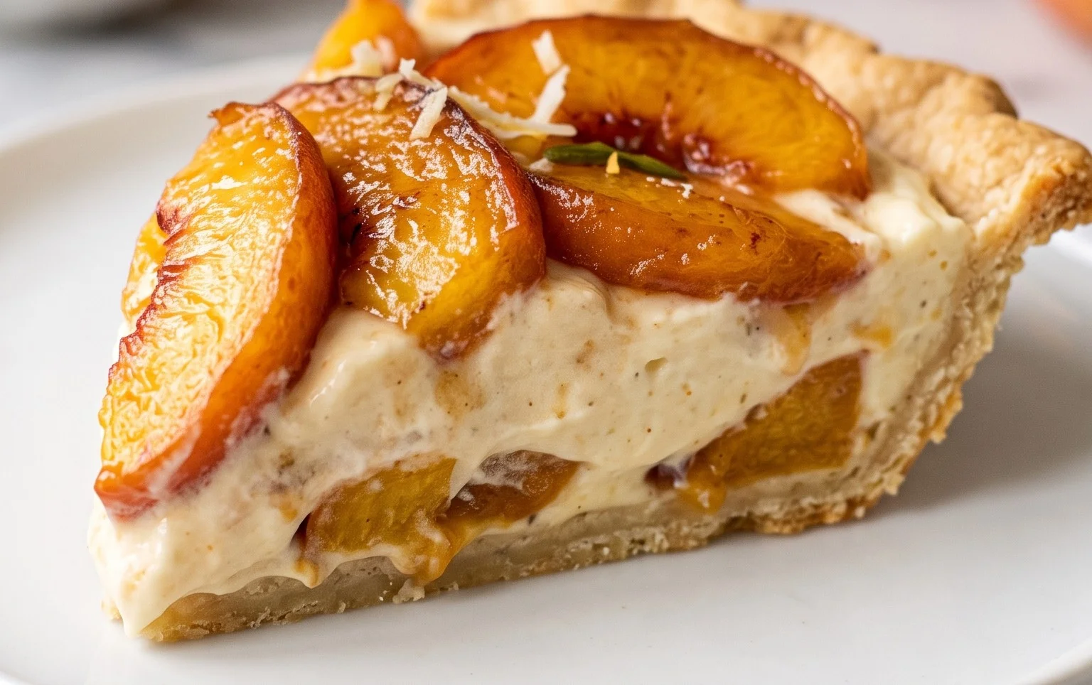 Peaches and Cream Pie