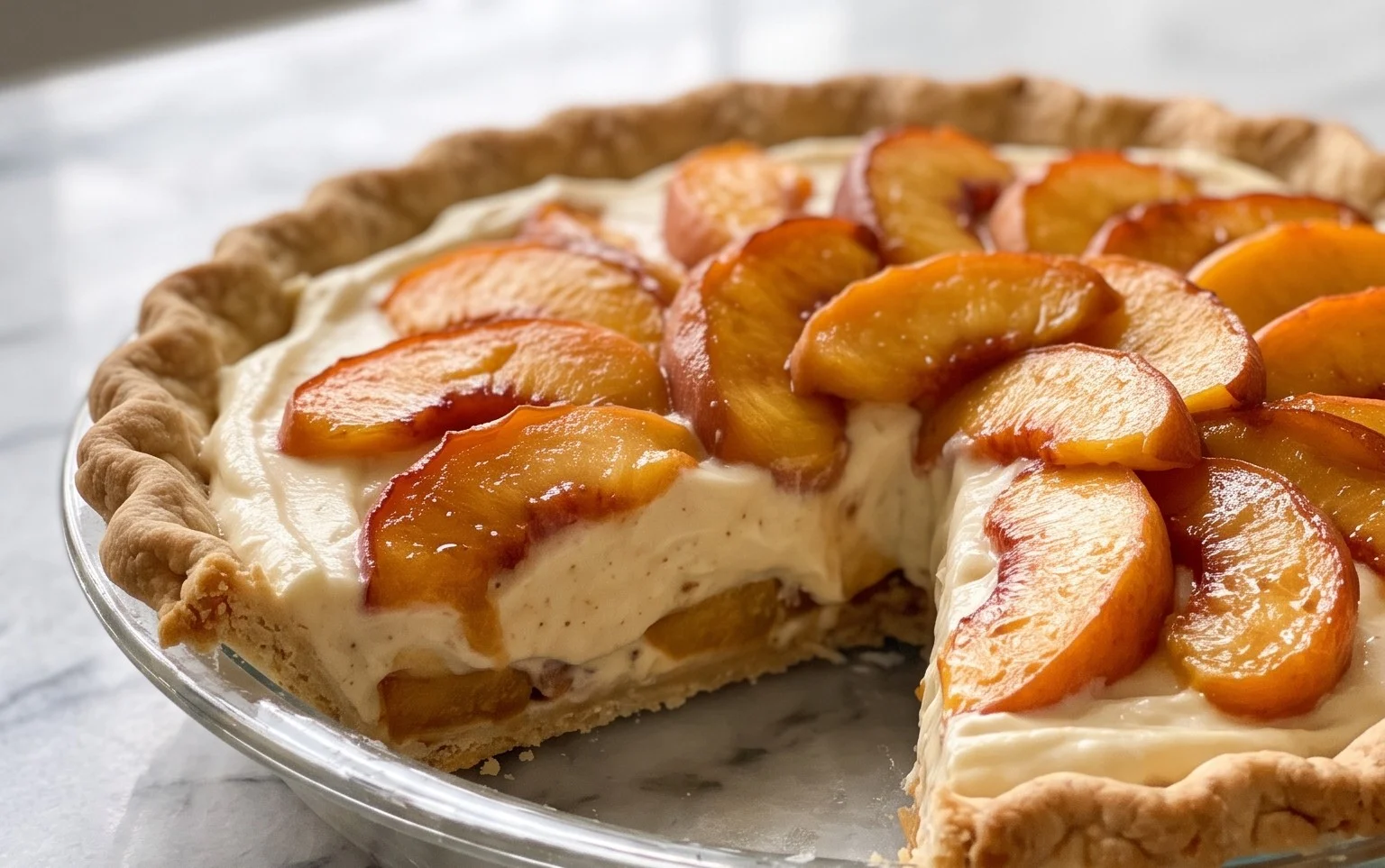 Peaches and Cream Pie