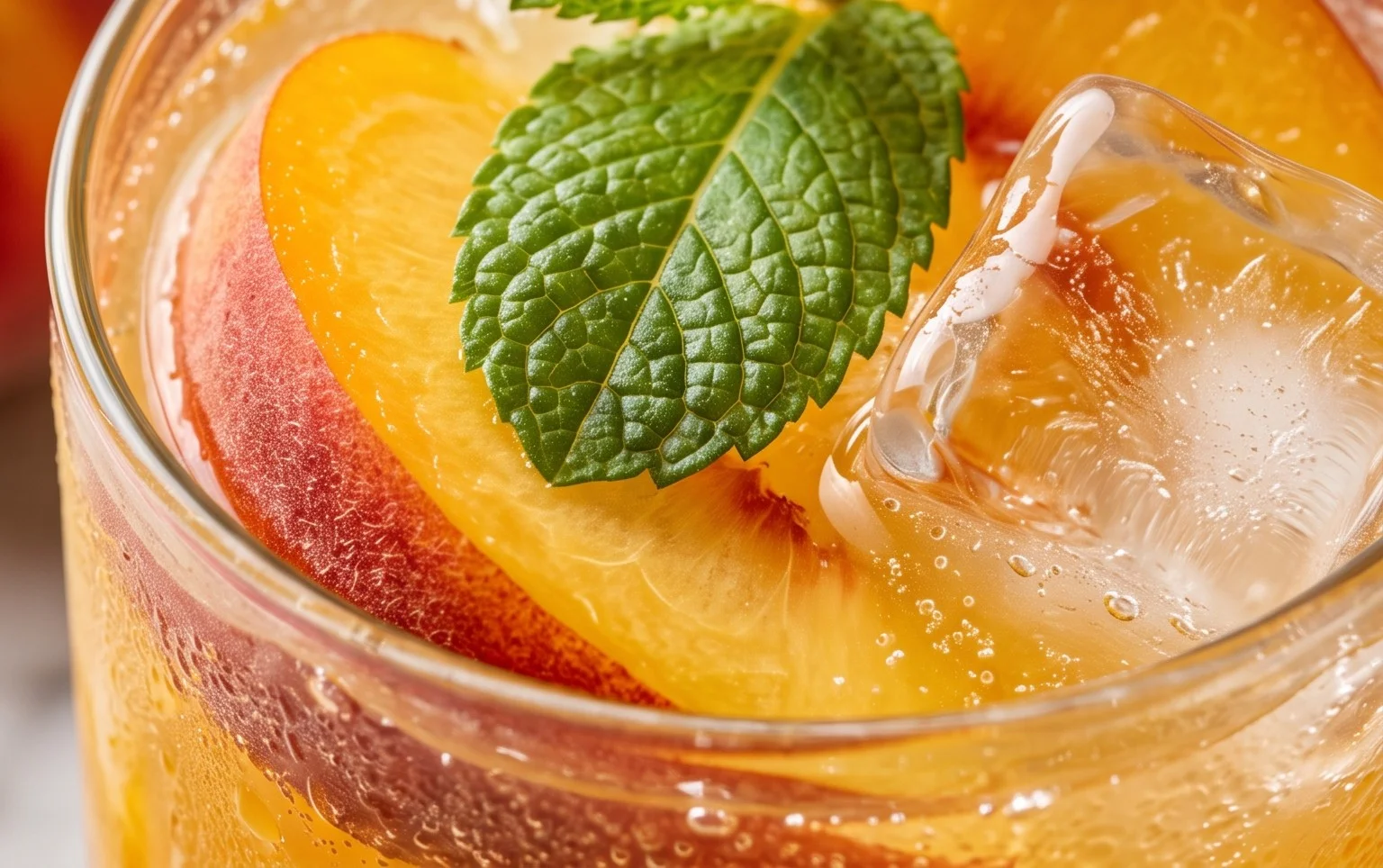 Refreshing Peach Lemonade
