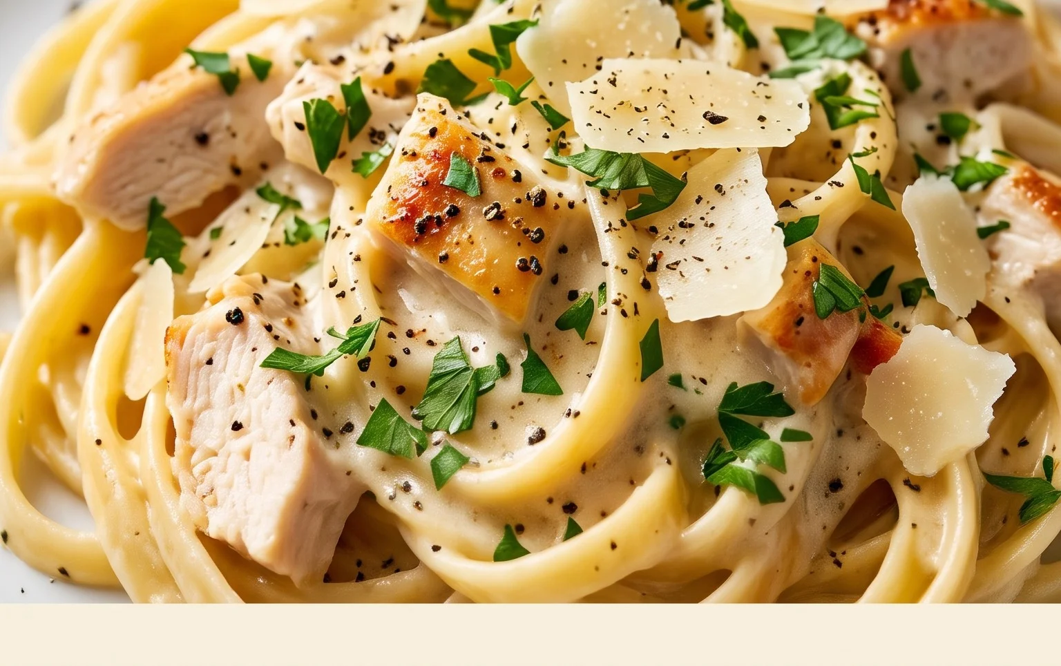 Low Calorie Chicken Alfredo