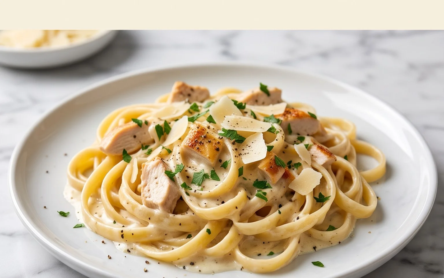 Low Calorie Chicken Alfredo