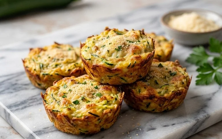 Zucchini Garlic Bites