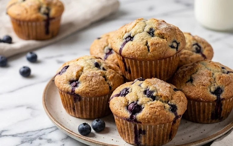 Homemade Blueberry Muffins