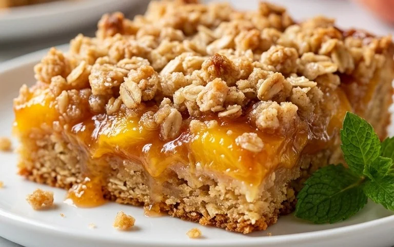 Fresh Peach Crum extractb Bars