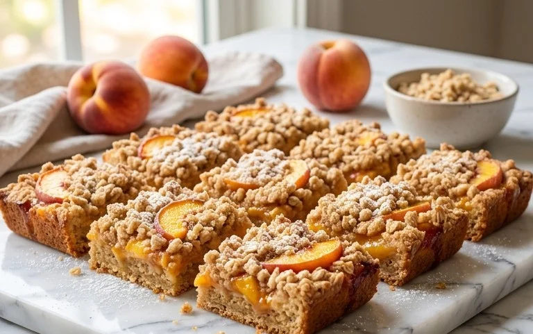 Fresh Peach Crum extractb Bars