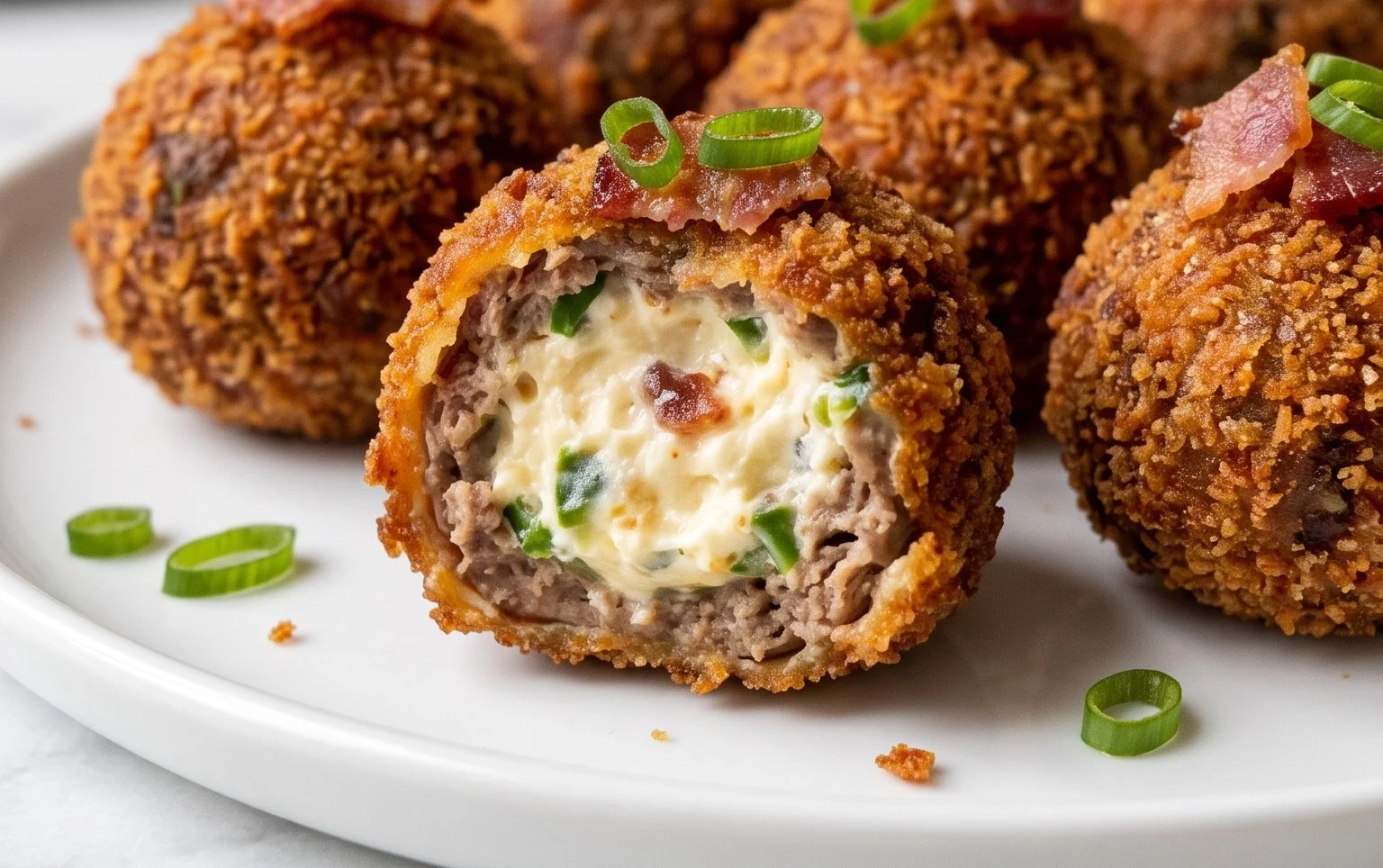 Beef Bacon Jalapeño Popper Cheese Balls