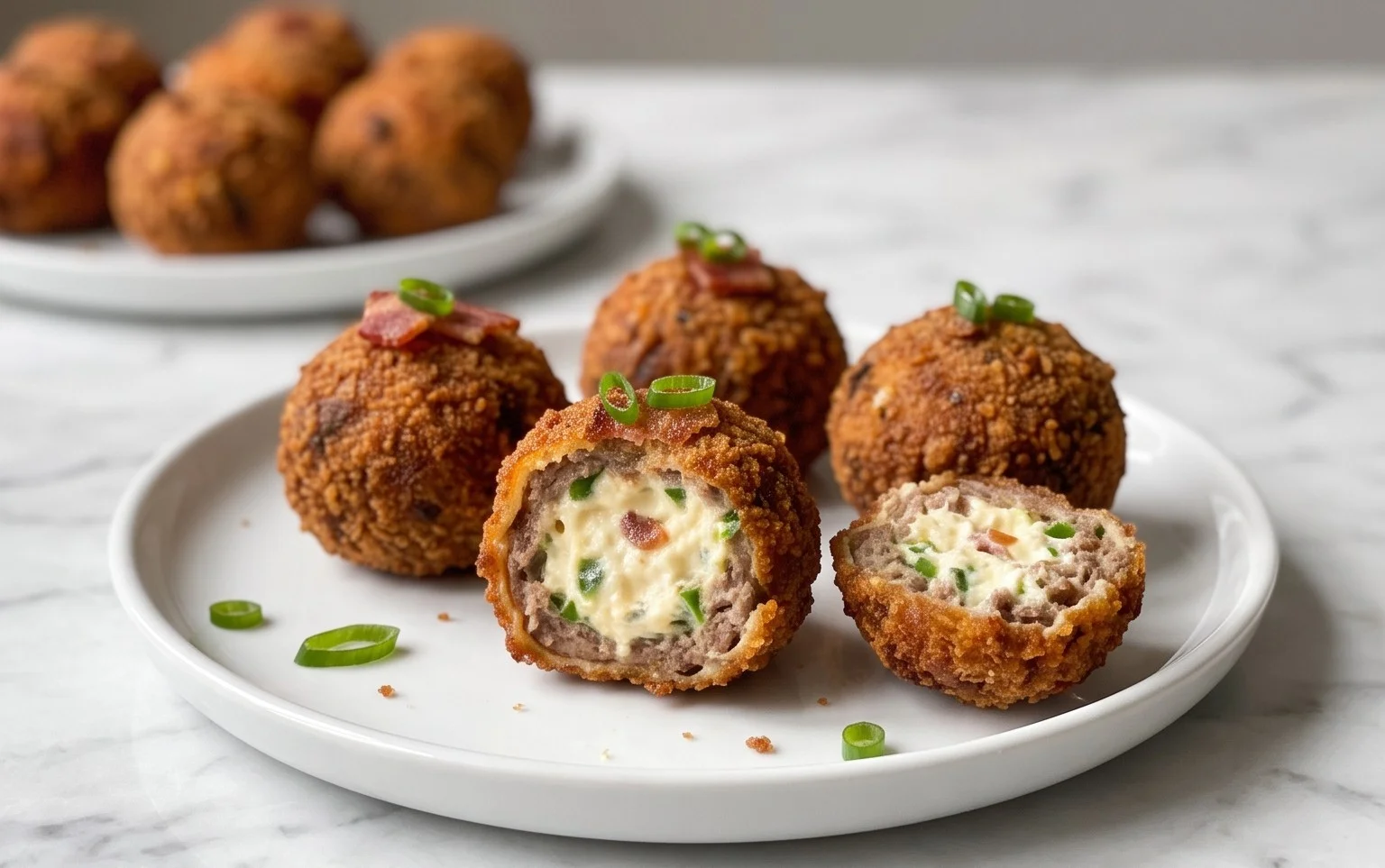 Beef Bacon Jalapeño Popper Cheese Balls