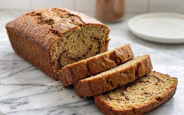 Moist and Delicious Cinnamon Swirl Zucchini Bread