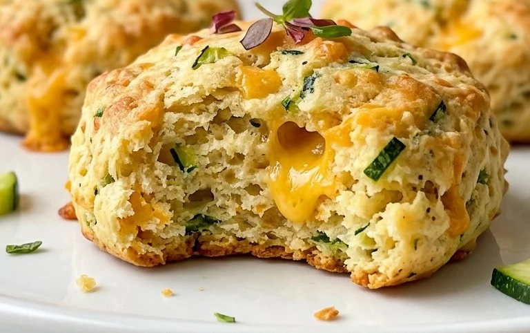 Zucchini Cheddar Biscuits