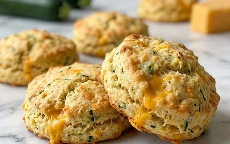 Zucchini Cheddar Biscuits
