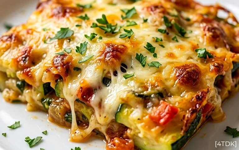 Cheesy Baked Zucchini Casserole