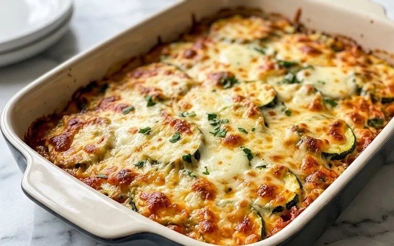 Cheesy Baked Zucchini Casserole