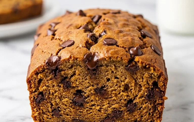 Pumpkin Chip Banana Bread